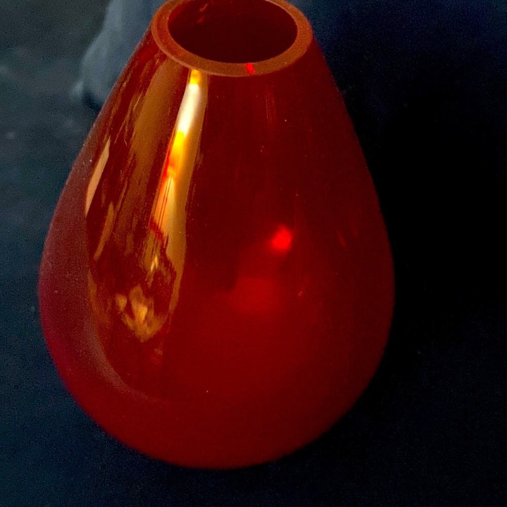 Hand blown art glass small vase